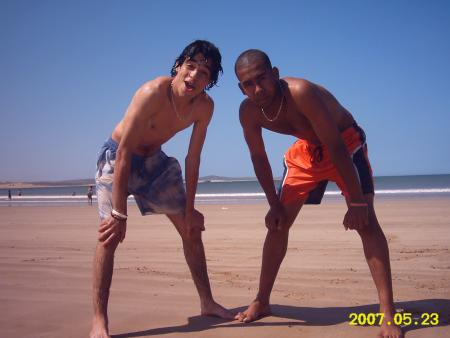 with my best friend in saouira