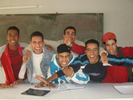 dans la classe de science